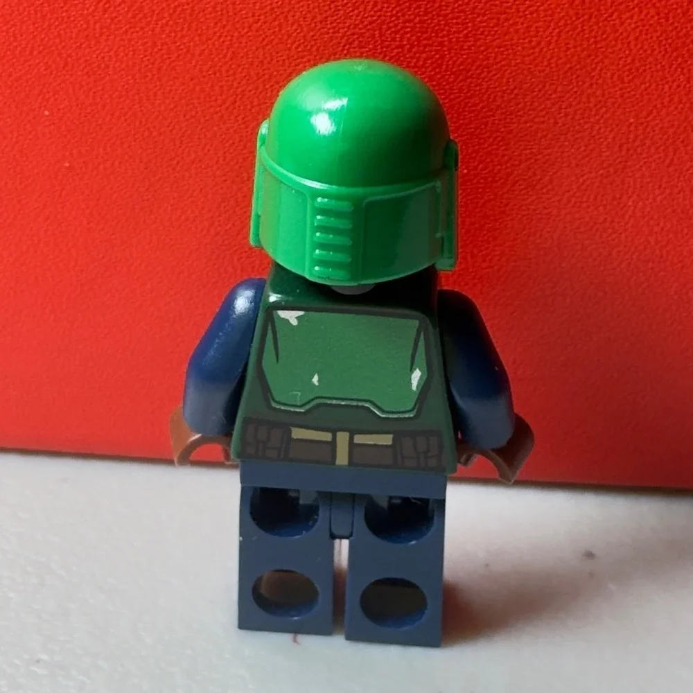 Lego Star Wars Mandalorian Tribe Warrior Minifigure sw1078 Green Helmet Figure